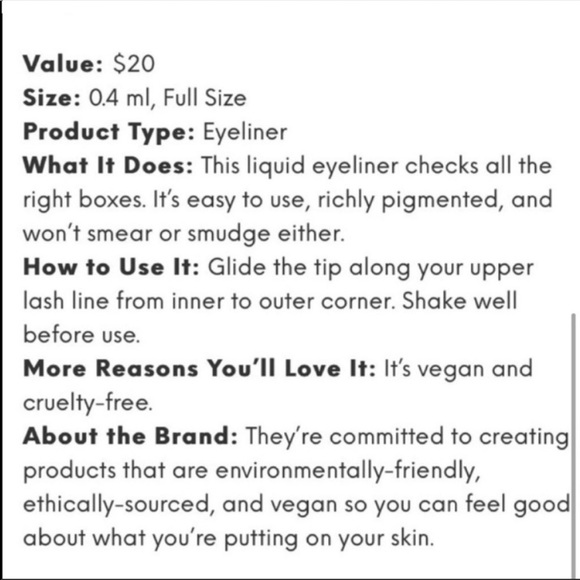 ♡Lauren Conrad eyeliner ONYX NEW BNIB - Picture 2 of 8